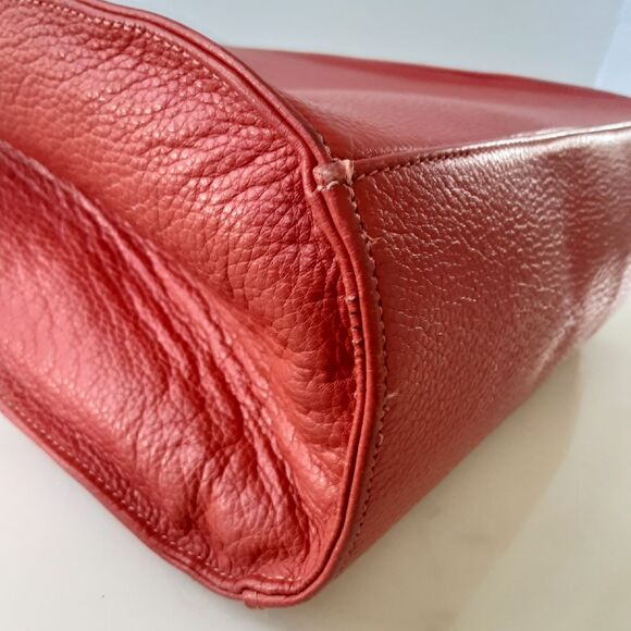 CASA LOPEZ The Cartera Minna Orange Genuine Leather Sling Backpack main image 5